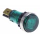 Lampa prezenta tensiune verde ø12mm 250V #359027